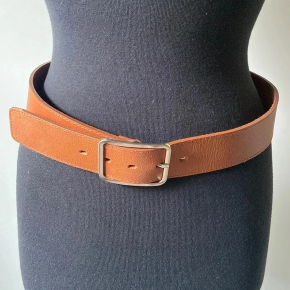 Medike Landes | Brown Leather Belt - Picture 1 of 7